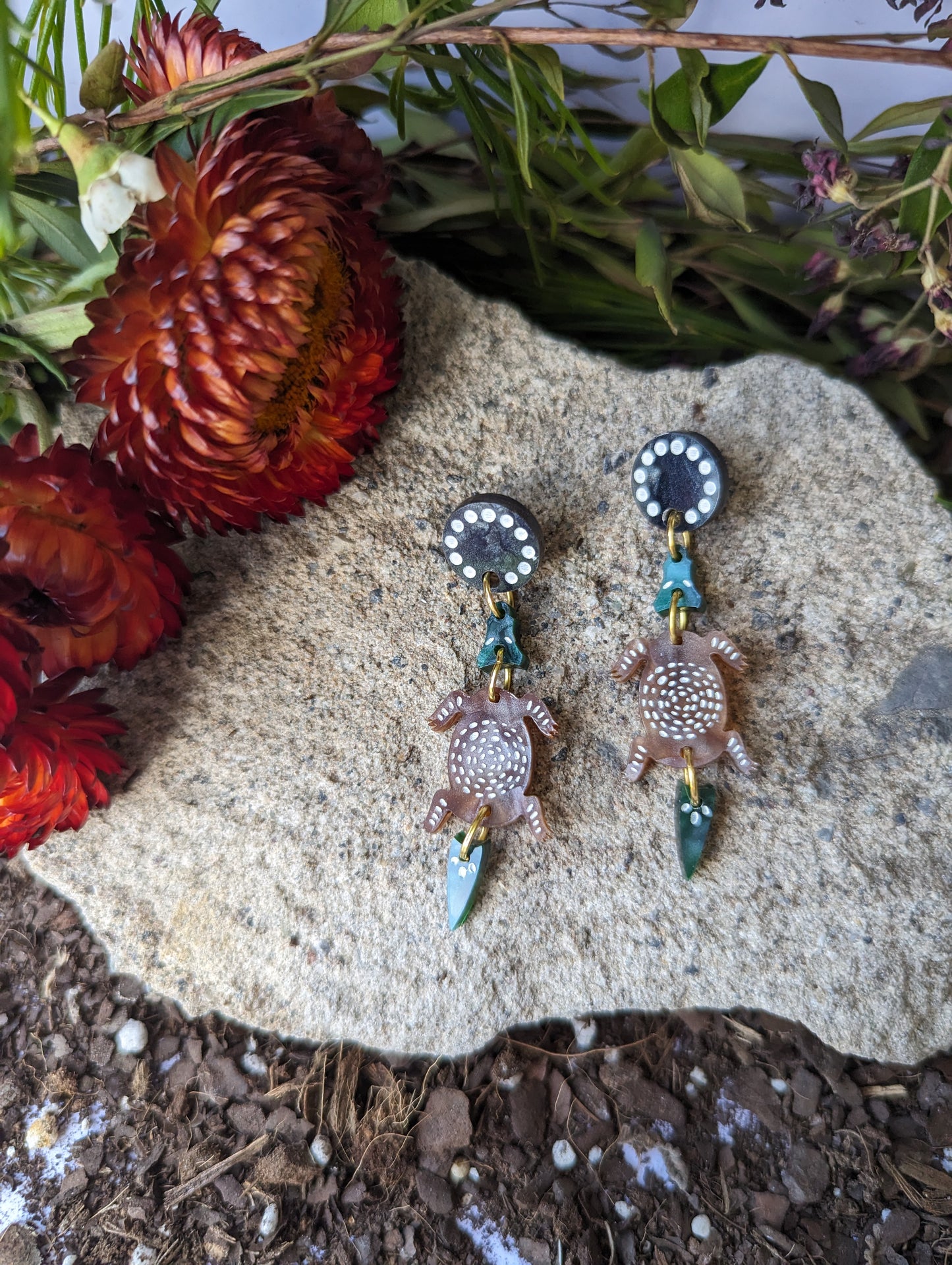 Guardians of the Water - Crocodile - Earrings