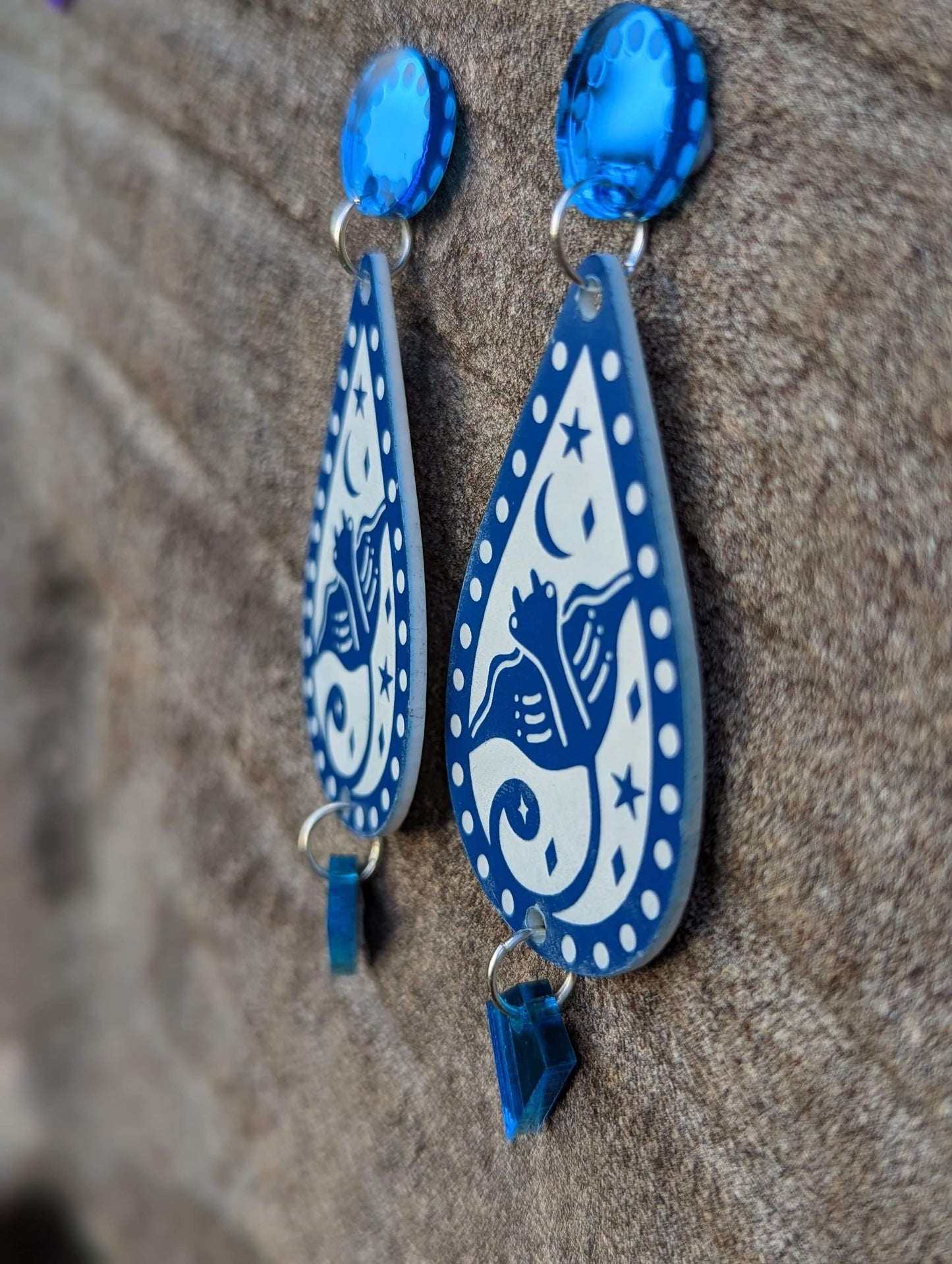 Saltwater Thorntail - Thorntail Stingray - Earrings