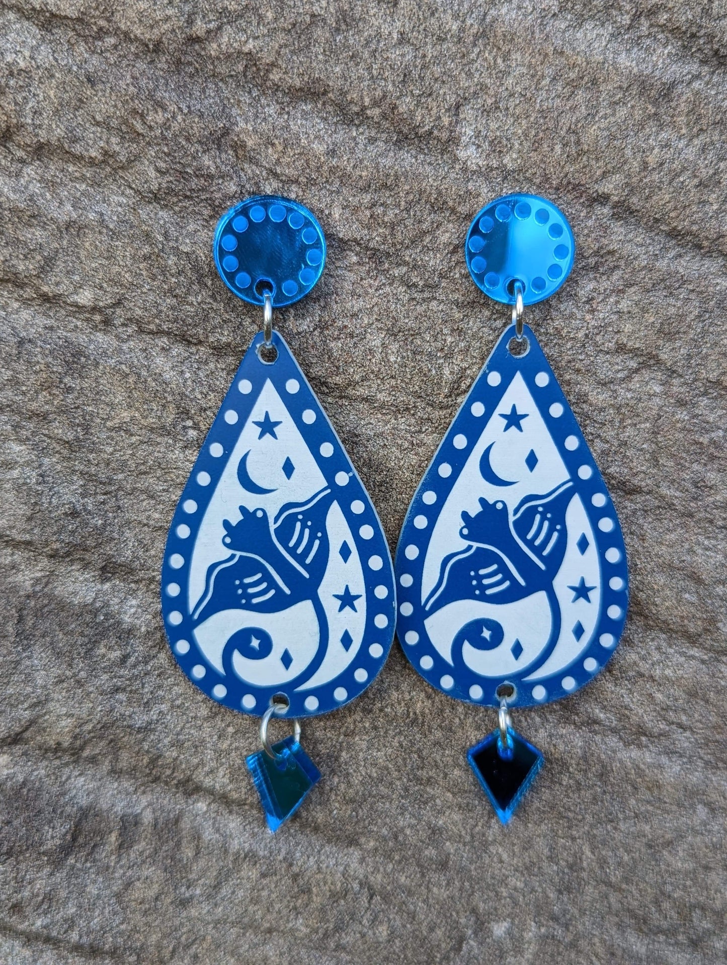 Saltwater Thorntail - Thorntail Stingray - Earrings